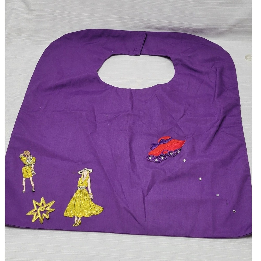 Red Hat Society Adult Bib Purple